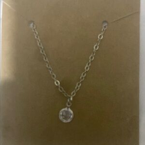 Elegant Silver Pendant Necklace